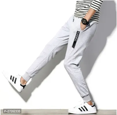 Stylish Cotton Blend Regular Men Trackpants