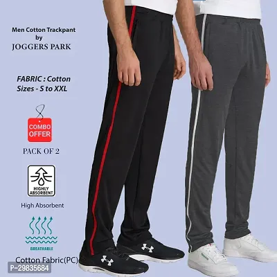 Stylish Cotton Blend Track Pant for Men Pack of 2