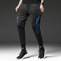 Classic Cotton Blend Track Pants for Men Pack of 2-thumb2