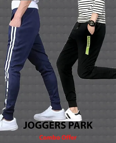 Trendy Polycotton Regular Track Pants For Men 