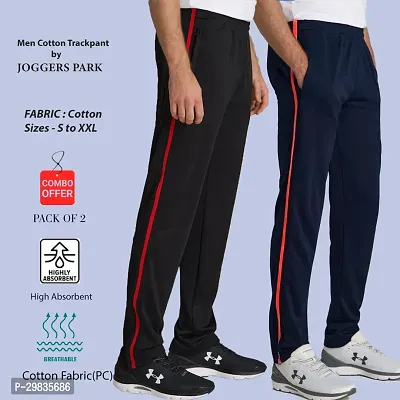 Stylish Cotton Blend Track Pant for Men Pack of 2