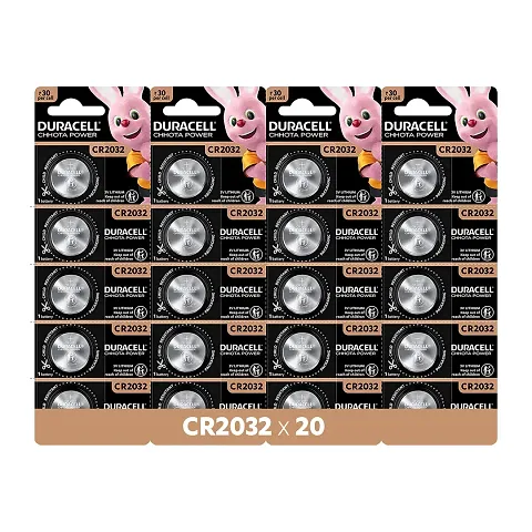 Duracell CR2032 3V Lithium Coin Battery, 20 pcs, 2032 Coin Button Cell Battery, DL2032