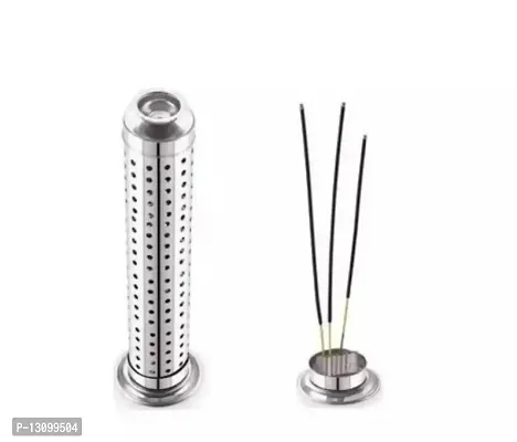 Stainless Steel Incense Holder (Silver)-thumb0
