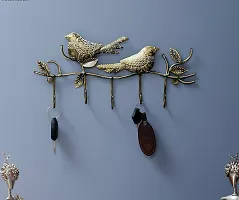 5-Hooked Bird Key Holder/Wall Decor-thumb2