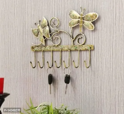 Beautiful Butterfly Iron Key Holder for Wall Hanging Wall Decor