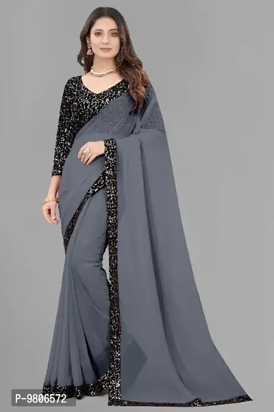 Georgette Black Diamond Saree at Rs 700 in Surat | ID: 2849572943591