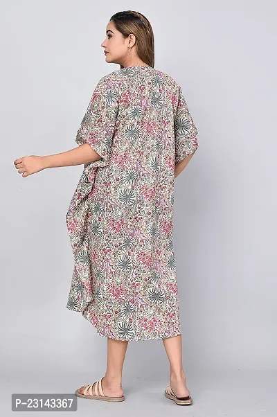 Floral Print Dress for Women (Multi)-DR-11-thumb5