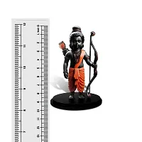 Uniqon Ram Lalla 2d Idol Ayodhya Mdf Wooden Murti Statue God Stand For car Dashboard-thumb4