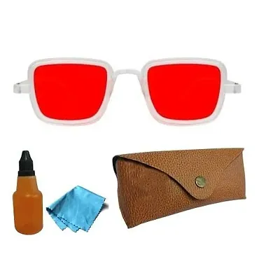 Buy SIMSCO Metal Body Sunglasses Kabir Singh Sunglasses for Men and  Women(Charming Red) at Amazon.in