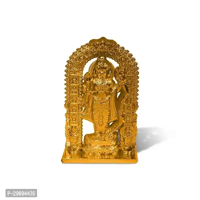 Uniqon Golden Ram Lalla Idol Ayodhya Plastic Murti Statue God Stand Car Dashboard/divine Gifts-thumb0