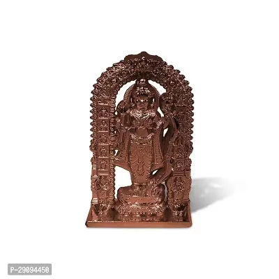 Uniqon Copper Ram Lalla Idol Ayodhya Plastic Murti Statue God Stand Car Dashboard/divine Gifts-thumb0