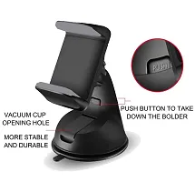 Uniqon Universal Silicone Sucker Small Neck Car Mobile Phone Holder Mount Stand Ultimate Reusable Suction Cup with 360 Degree Rotation for Car Windshield Dashboard-thumb2