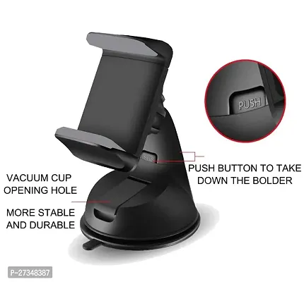 Uniqon Universal Silicone Sucker Small Neck Car Mobile Phone Holder Mount Stand Ultimate Reusable Suction Cup with 360 Degree Rotation for Car Windshield Dashboard-thumb3