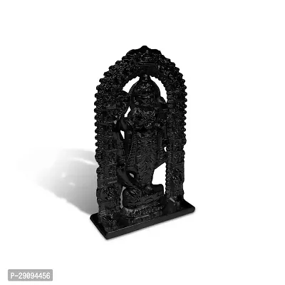 Uniqon Black Ram Lalla Idol Ayodhya Plastic Murti Statue God Stand Car Dashboard/divine Gifts-thumb2