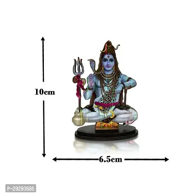 Uniqon Mdf Cutout Shiv/mahadev/bholebaba/mahakal 2d Wooden Sticker Statue God Stand-thumb3