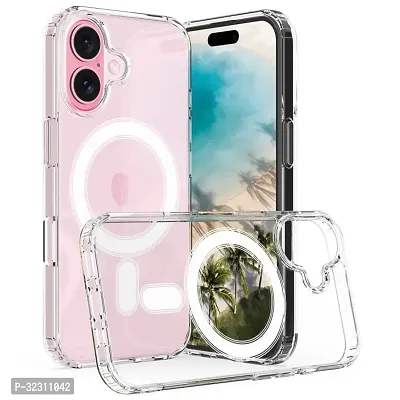 VURIOZZ Back Cover for iPhone 16 Clear Magsafe Case Shockproof Magsafe Case for iPhone 16-thumb0