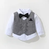 Fabizza Latest Jacket attached Shirt and Pant Clothing Set for Party, Wedding and Festive Season Wear for Boys-thumb2
