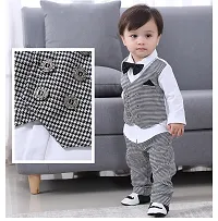 Fabizza Latest Jacket attached Shirt and Pant Clothing Set for Party, Wedding and Festive Season Wear for Boys-thumb4