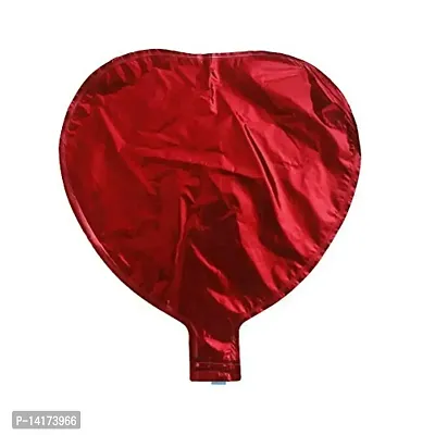 GRAND SHOP 50801 18 Heart Balloons Foil Balloons Mylar Balloons for Party Decorations Party Supplies, 5 Pieces (Dark Blue)-thumb5