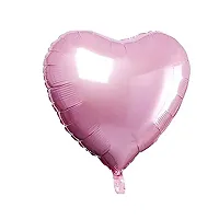 GRAND SHOP 50715 18 Heart Balloons Foil Balloons Mylar Balloons for Party Decorations Party Supplies, 5 Pieces (Pink)-thumb3