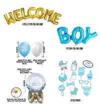 TOYXE Welcome Home Baby Boy Decoration Balloons and Props Set-thumb1