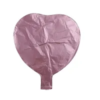 GRAND SHOP 50715 18 Heart Balloons Foil Balloons Mylar Balloons for Party Decorations Party Supplies, 5 Pieces (Pink)-thumb1