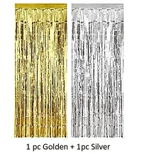 GrandShop 50688 Foil Curtain and Balloon 52 Pcs Combo for Birthday,Wedding,Anniversary, Baby Shower Decoration-thumb2