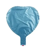 GrandShop 50716 18 Heart Balloons Foil Balloons Mylar Balloons for Party Decorations Party Supplies, 5 Pieces (Blue)-thumb1