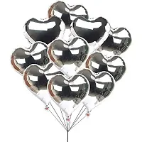 GRAND SHOP Foil Balloon, 5 Piece, Silver-thumb1