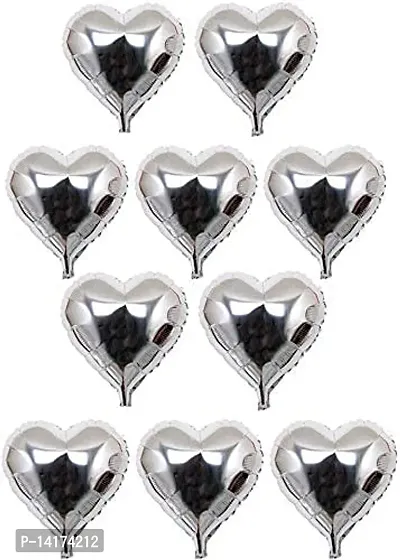 GRAND SHOP Foil Balloon, 5 Piece, Silver-thumb4