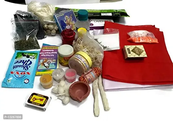 The Krishna Poojan Vatika Rudrabhishek Qualities Samagri Kit for Maha Shivratri Puja Including 26 Items-thumb2