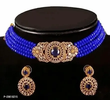 Trendy Brass Jewellery Set For Women-thumb0