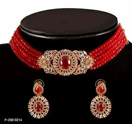 Trendy Brass Jewellery Set For Women