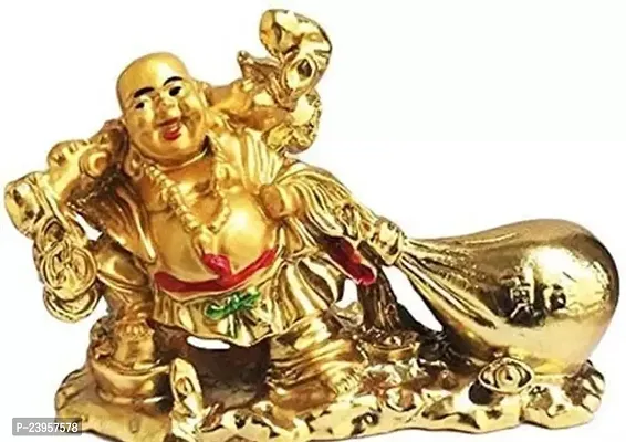 Vastu Feng Shui Laughing Buddha For Wealth And Prosperity (Buddha With Money Potli)