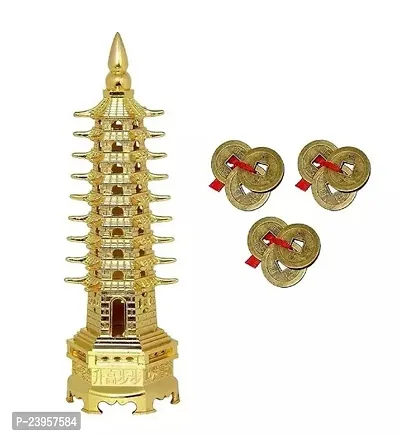 Collection Education Tower Feng Shui For Students Academic Success With Lucky Feng Shui Coins, Feng Shui Items For Good Luck