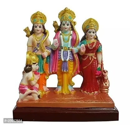Collection Ram Darbar Murti Diwali Decoration And Gift (Multicolor, 18Cm),Crystal