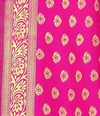 Banarasi Silk Jacquard Saree with Blouse piece-thumb1