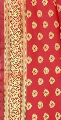 Banarasi Silk Jacquard Saree with Blouse piece-thumb1