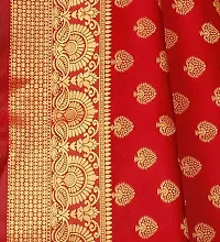 Banarasi Silk Jacquard Saree with Blouse piece-thumb1