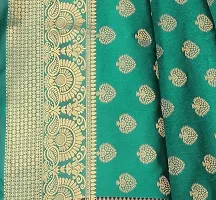 Banarasi Silk Jacquard Saree with Blouse piece-thumb1