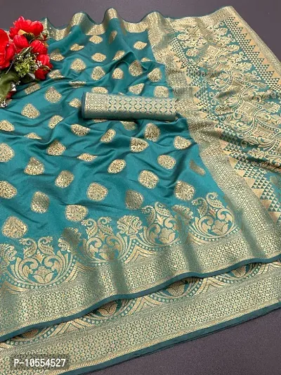 Banarasi Silk Jacquard Saree with Blouse piece-thumb0