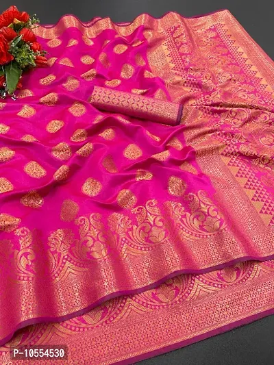 Banarasi Silk Jacquard Saree with Blouse piece