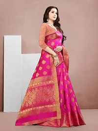 Banarasi Silk Jacquard Saree with Blouse piece-thumb2