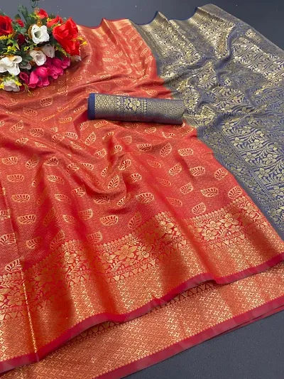 Banarasi Silk Jacquard Saree with Blouse piece