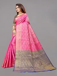 Banarasi Silk Zari Saree with Blouse piece-thumb2