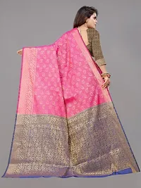 Banarasi Silk Zari Saree with Blouse piece-thumb3