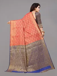 Banarasi Silk Zari Saree with Blouse piece-thumb1