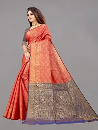 Banarasi Silk Zari Saree with Blouse piece-thumb3