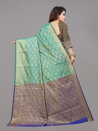 Banarasi Silk Zari Saree with Blouse piece-thumb4