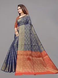 Banarasi Silk Zari Saree with Blouse piece-thumb2